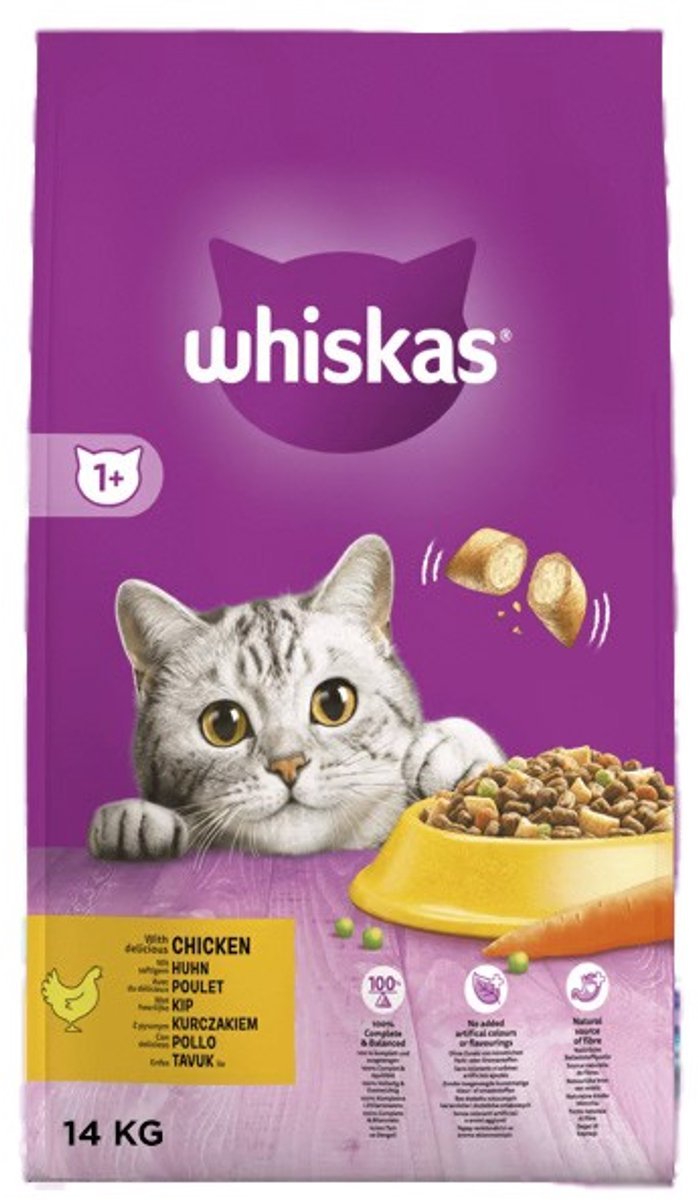 Whiskas - Adult Chicken Kattenvoer 14 KG - Afbeelding 7