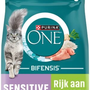 PURINA ONE Adult Sensitive - Kattenbrokjes - Kalkoen - 7.5 kg