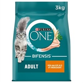 Purina ONE Adult - Kip & Volkoren Granen - 3 kg