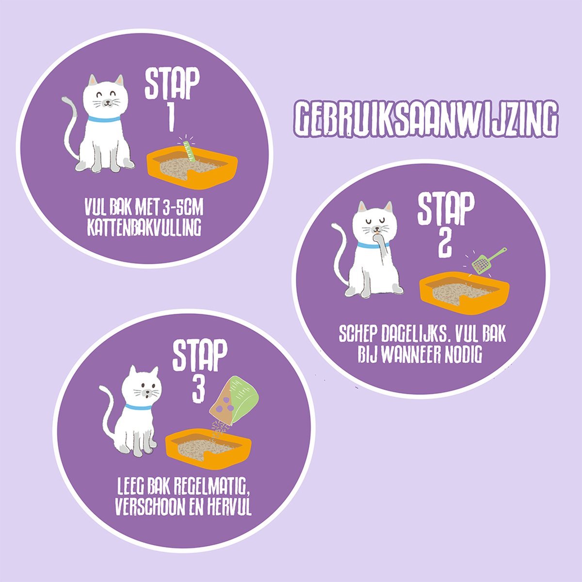 Easypets Houtkorrel Kattenbakvulling 20L - Biologisch Afbreekbare Houtkorrels - Afbeelding 2