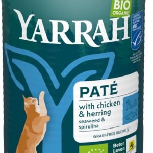 Yarrah Cat Blik Pate - Vis - Kattenvoer - 12 x 400 g
